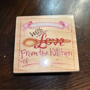 All Night Media Susan Branch With Love From The Kitchen Of 995F11 Rubber Stamp